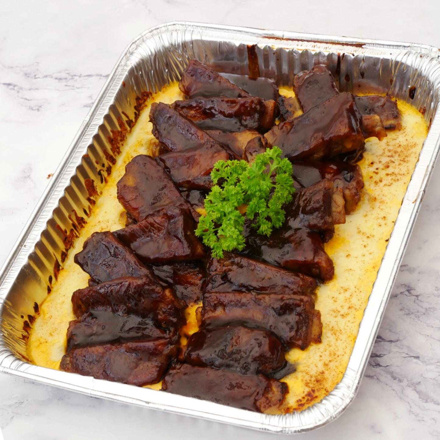 Cheesy Baby Back Ribs