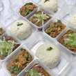 Korean Beef Stew, Japchae  with Steamed Rice  (Set of 5 Bento Boxes)
