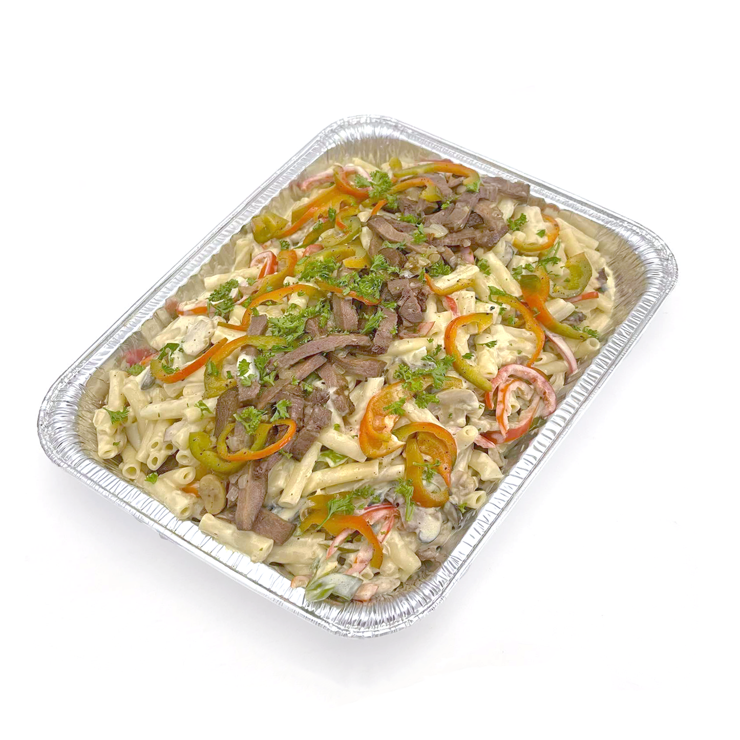 Lengua Con Setas Pasta