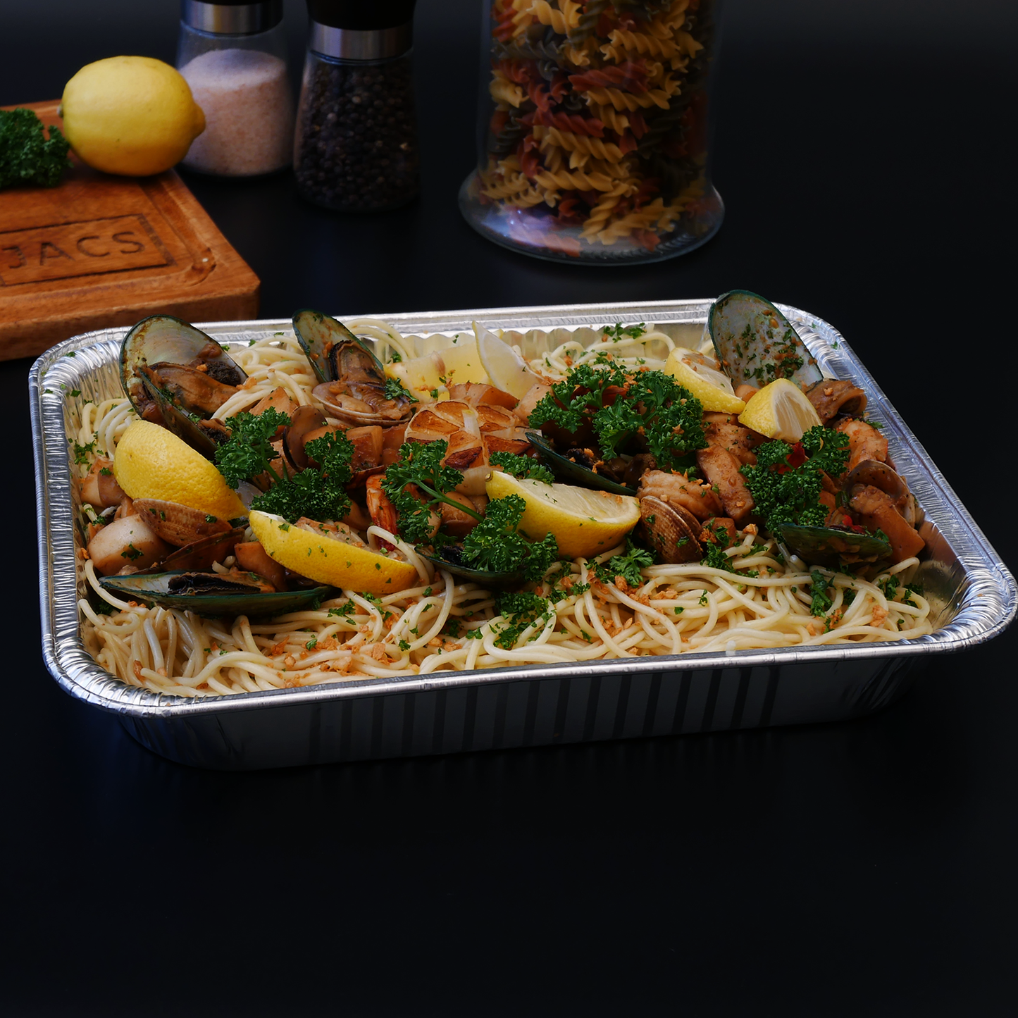 Seafood Aglio Olio