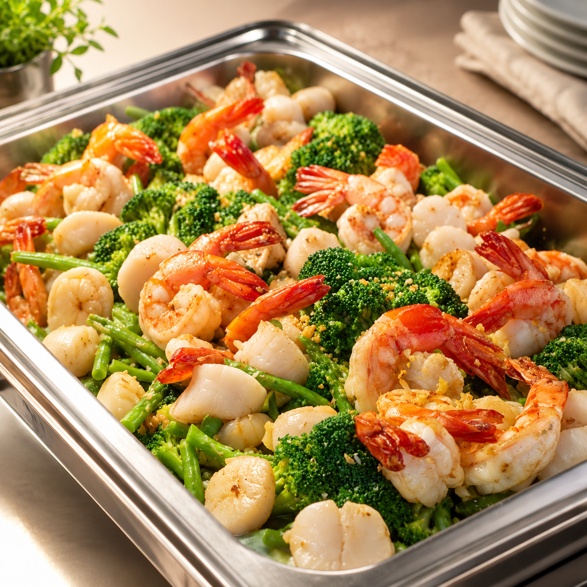 Stir Fried Broccoli with Shrimp