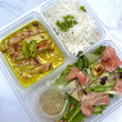 Chicken in Green Curry Sauce & Pomelo Salad  (Set of 5 Bento Boxes)