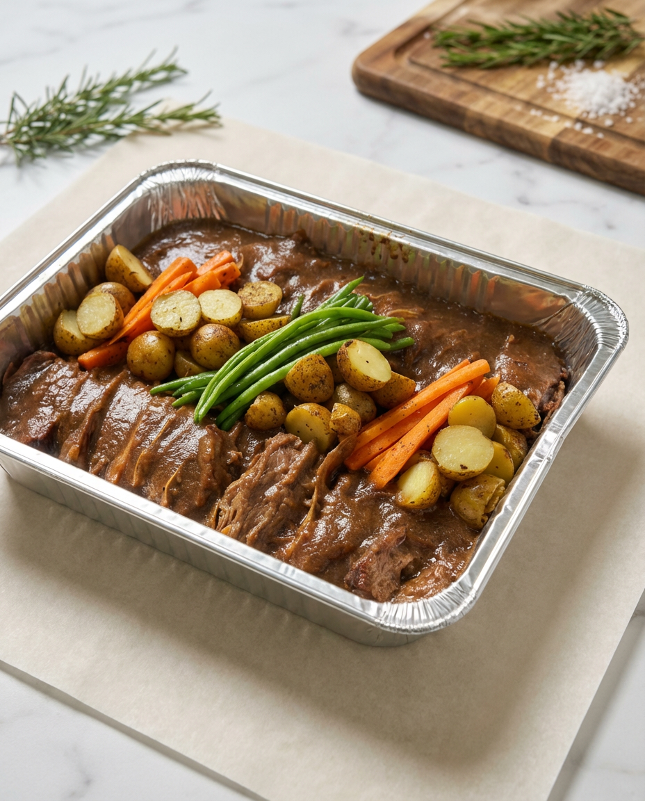 Roast Beef in Mushroom Gravy