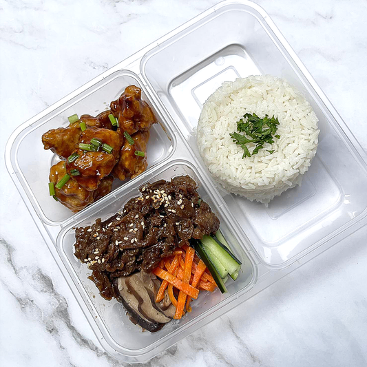 Beef Bulgogi and Orange Chicken  (10 Meal Boxes)