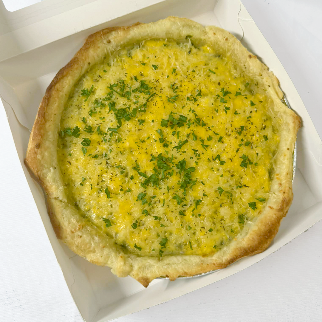 Chicken Broccoli and Pesto Pie