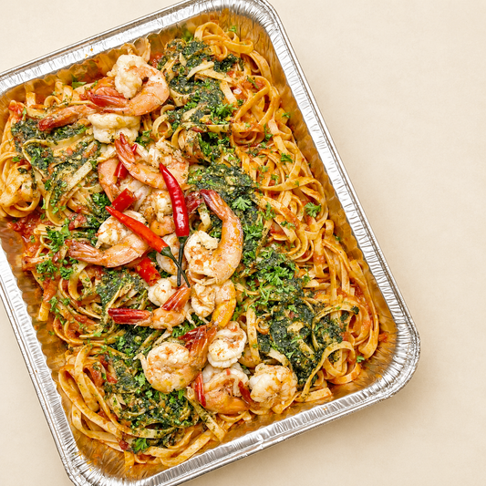 Spicy Shrimp Linguine