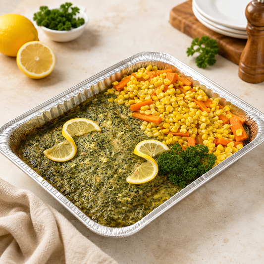 Baked Pesto Salmon