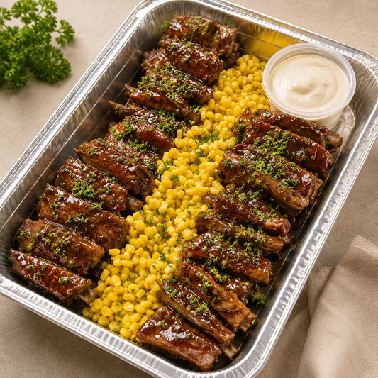 Sarsi-glazed Pork Ribs